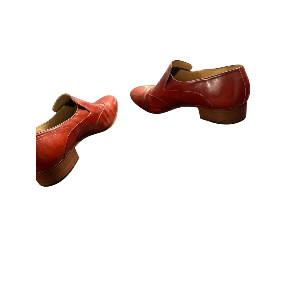 Jean‎ Pier Clemente Mens Leather Loafers Brown Italian Slip On 9.5 D DA124A02 - Picture 5 of 9